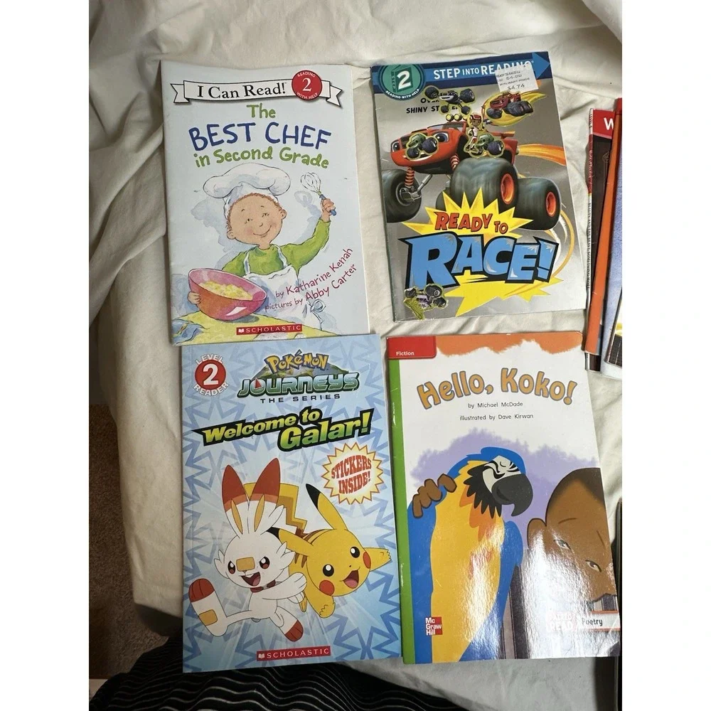 Children's Early Reader Book Lot Level 1-3 Thomas Trolls Avengers Pokémon + More